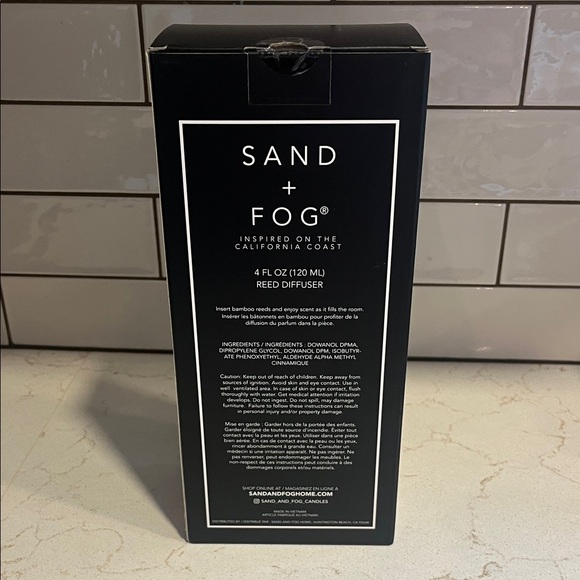 SAND + FOG Iridescent Reed Diffuser - Pumpkin Spice - Picture 2 of 3